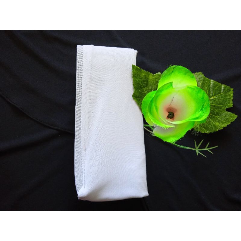 Hijab sport/kerudung voly/kerudung olahraga/hijab simple/hijab instan/kerudung mizuno/asics-Putih