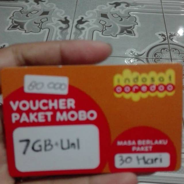 Voucher indosat 7gb unlimited