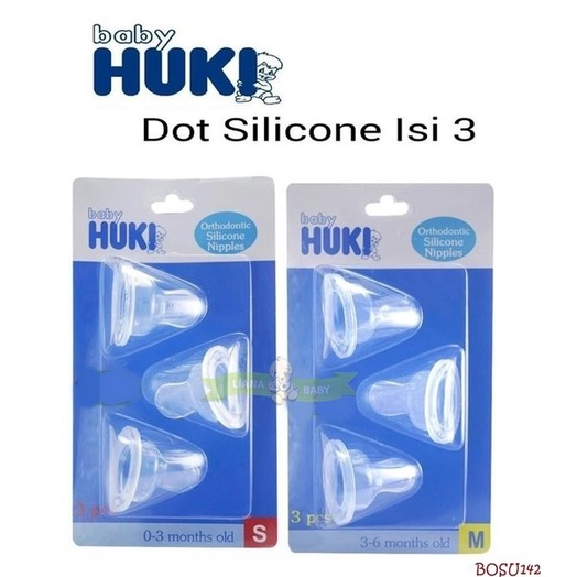 Dot Bayi Baby Huki - Orthodontic Silicne Nipples