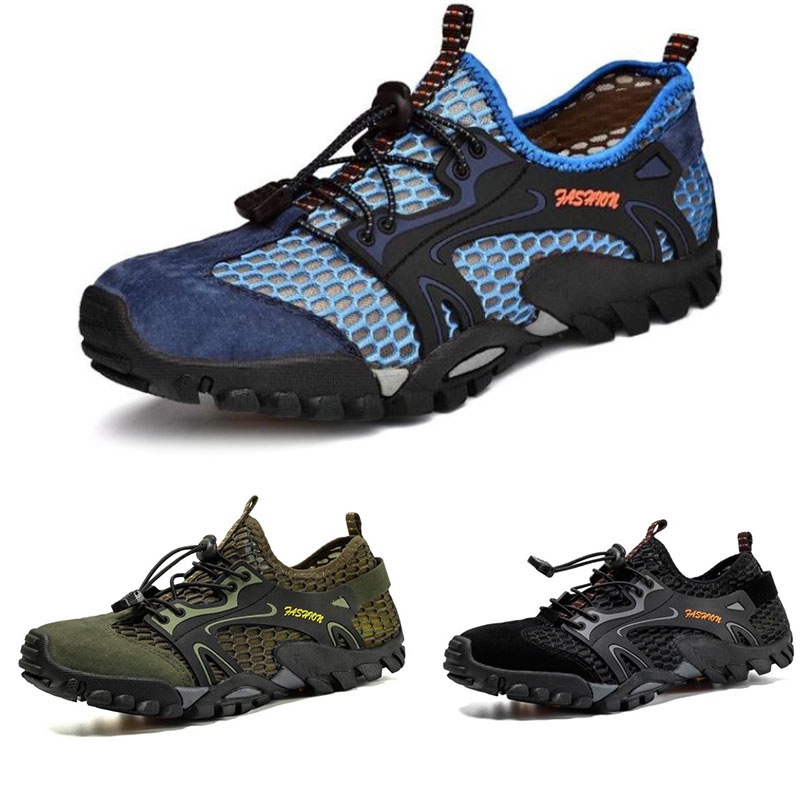 SEPATU OUTDOOR HIKING PRIA SIMPLE PREMIUM - KJ-51