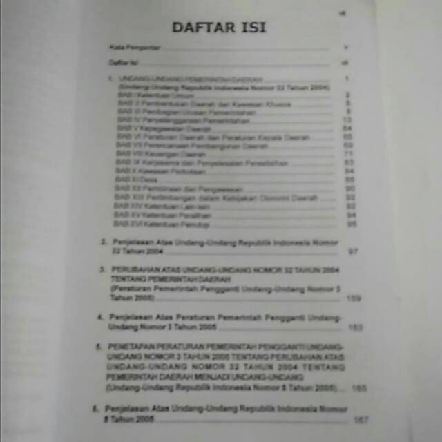 Buku Undang Undang Republik Indonesia Nomor 32 Tahun 2004 Pemerintah Daerah Shopee Indonesia