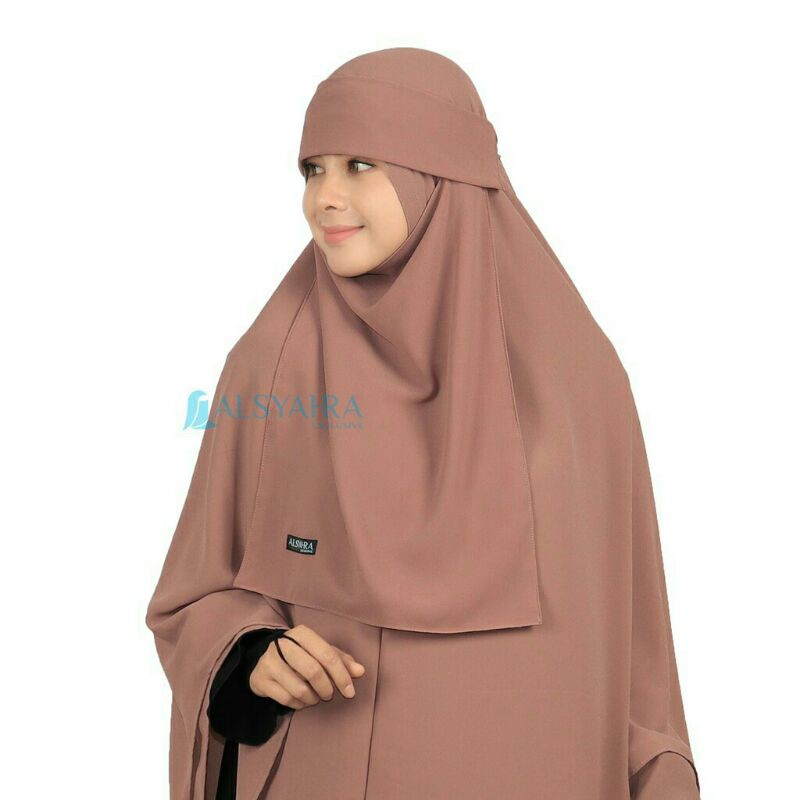 Alsyahra Exclusive Niqab Poni Pulldown Sifon Premium