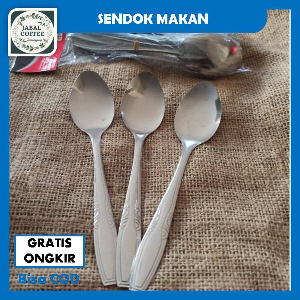 Sendok Makan Stainless Murah / Sendok Makan Tebal / Sendok Polos Stainless / Sendok Stainless J37