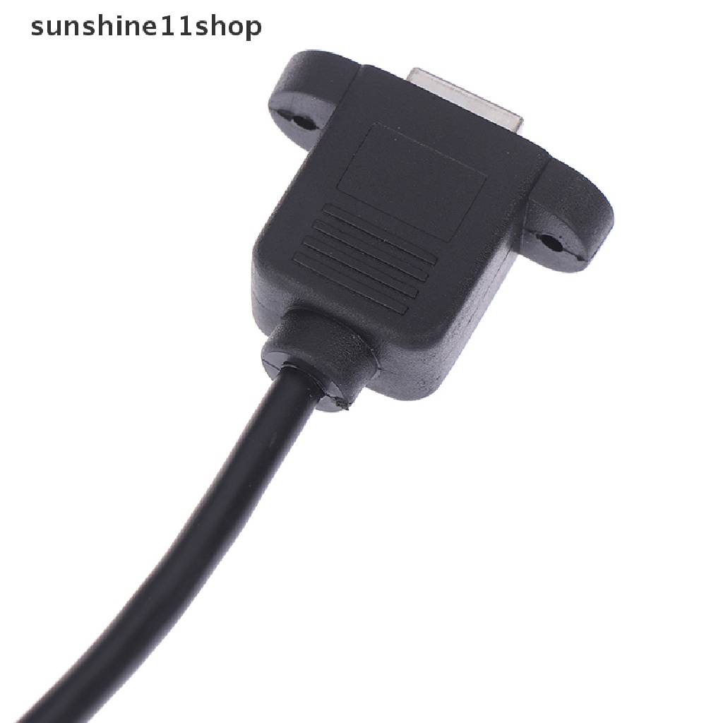 Sho Kabel Extension Printer USB 2.0 Tipe B Male Ke Tipe B Female Dengan Panel Mount N