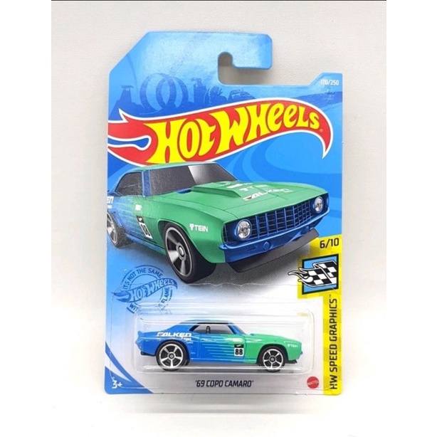 hotwheels 69 COPO CAMARO falken HW SPEED GRAPHICS