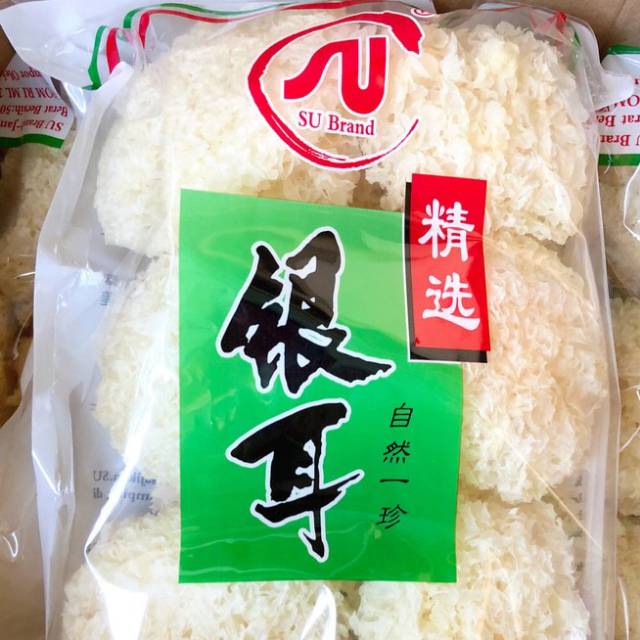 SU brand Jamur Putih / Jamur es [ white fungus ] 500gr