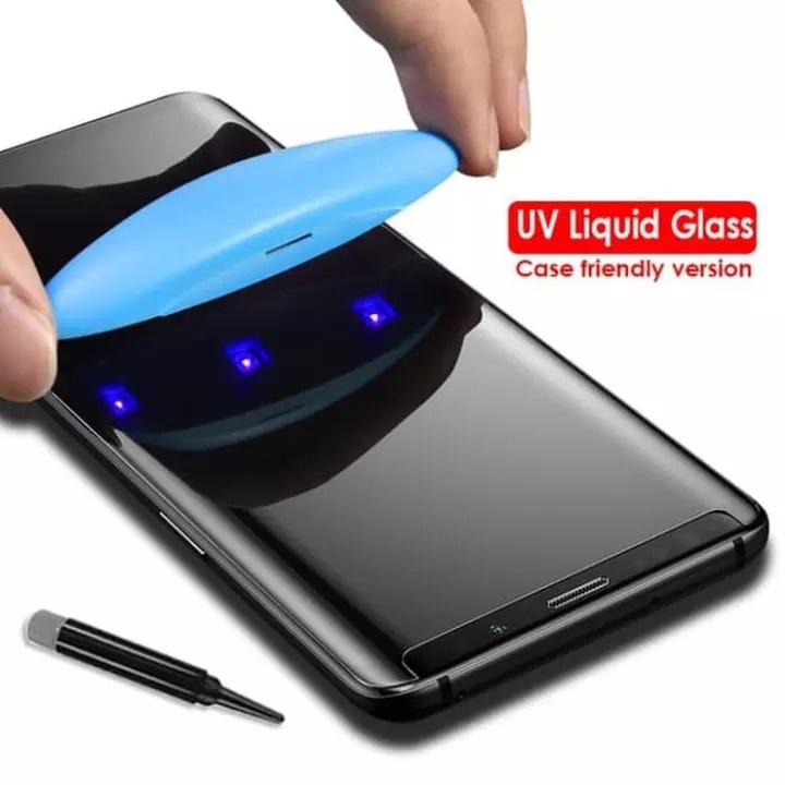 UV Glass Oppo Reno 5 Pro Reno 5 Pro Plus 6.55 inchi Tempered Glass 3D Curve FULL SCREEN Nano UV FULL