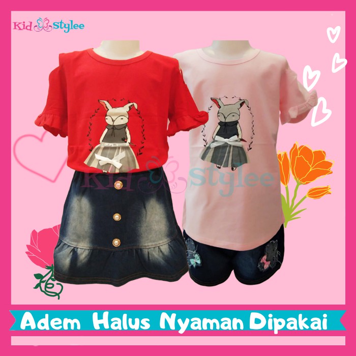 Setelan Anak  Perempuan  Import Baju  Pakaian Fashion Stelan 