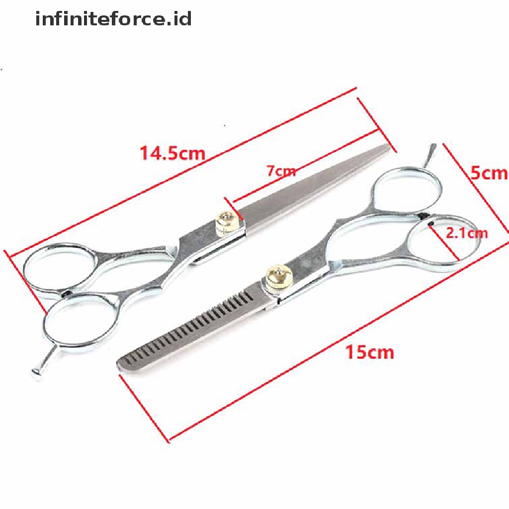 Infiniteforce.id 10pcs / Set Alat Potong Rambut Profesional Untuk Salon / Barber