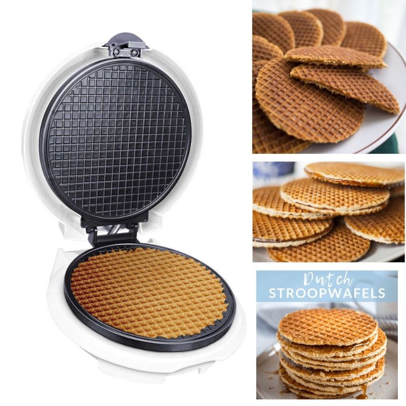 Jual SONIFER Dutch Waffle Maker Alat Pembuat Stroopwafels / Es Cone