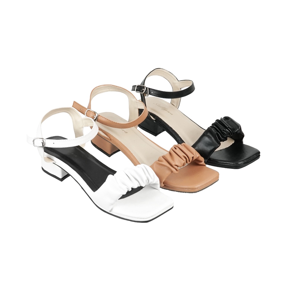 Sandal Heels Tali Wanita 3 cm - Lucia