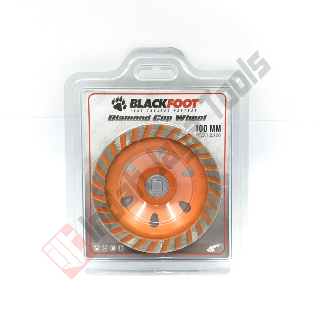 BLACKFOOT Diamond CUP Wheel 4 Inch Turbo - Mata Gerinda Poles Beton Mangkok