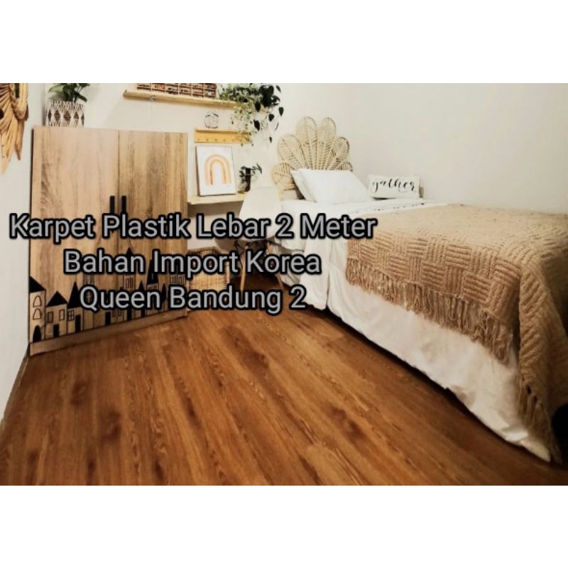 Karpet Plastik Lebar 2 Meter Bahan Import Korea