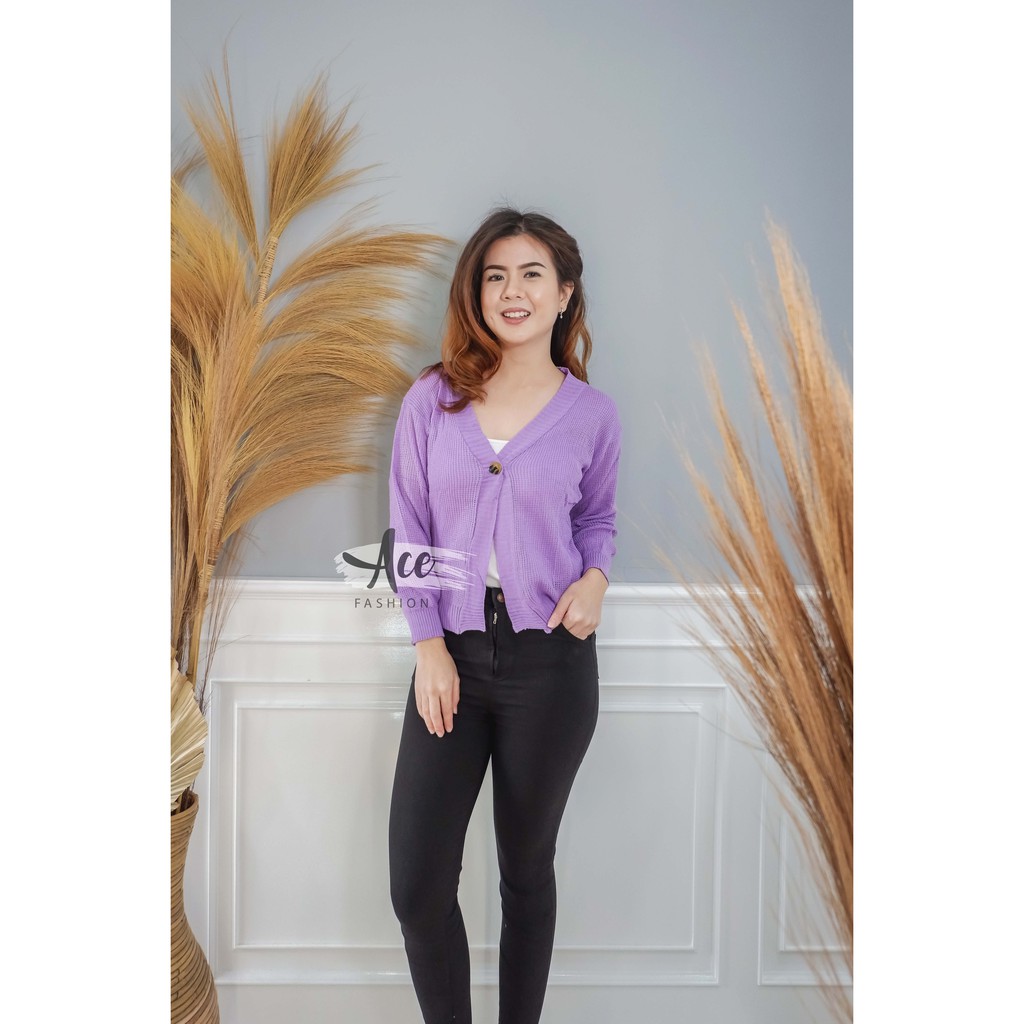 AFI - VC - RJT Crop Cardigan Naya Rajut