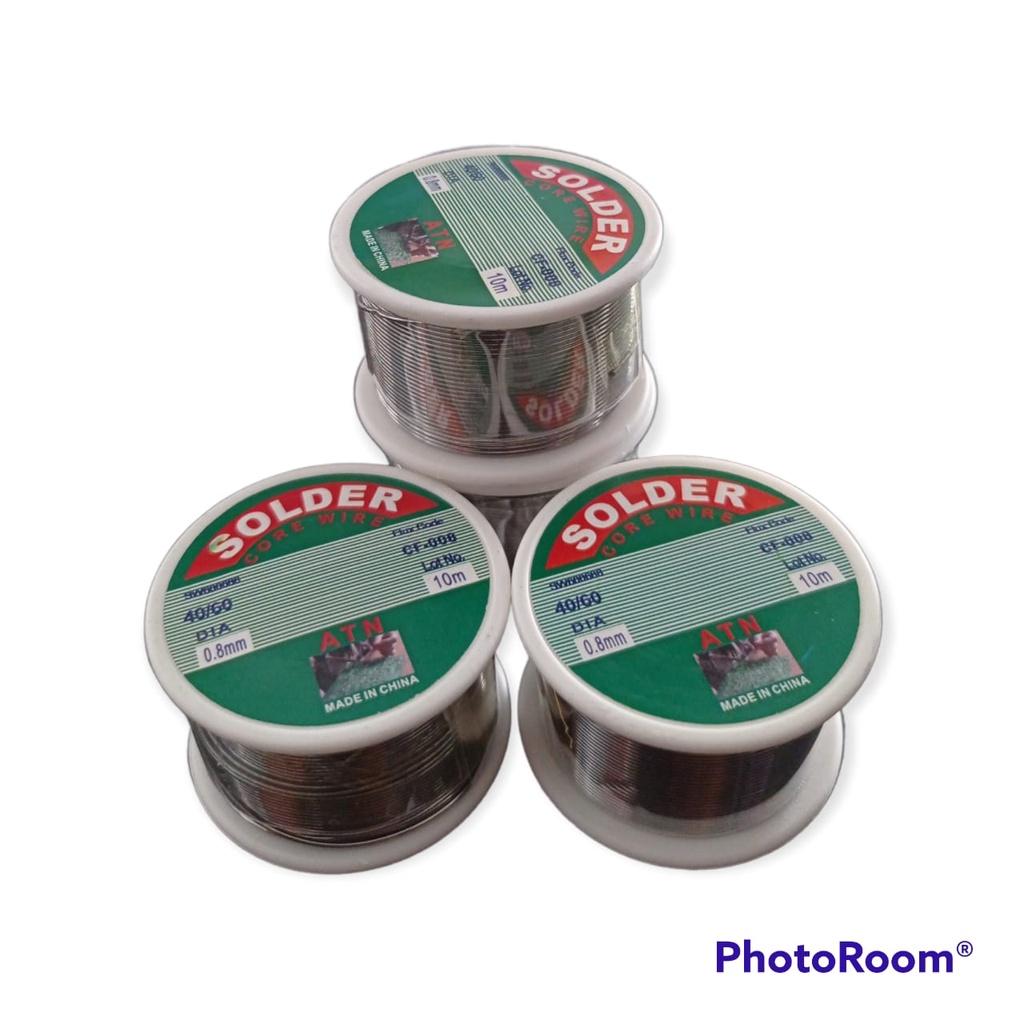 Timah Solder 10m Diameter 0.8mm Solder Wire Kawat Solder