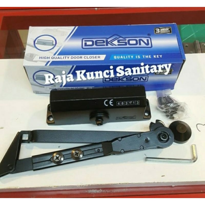 Door closer Dekson DCL 300 HO (Hold Open)/Penutup Pintu Otomatis Dekson/Black/Silver/Brown