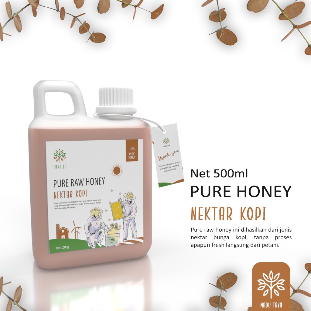 

Madu Murni Tava Nektar Kopi 500 ml [TVKP01]