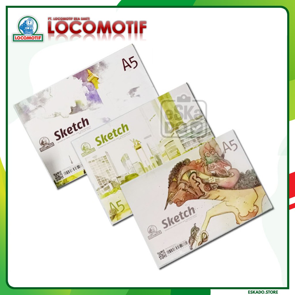 

Sketchbook / Buku Sketsa / Buku Gambar Locomotif A5 Sketch book