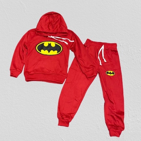 Super Hero Setelan Hoodie+Celana JogerAnak II Celana Joger Anak + sweater Hoodie