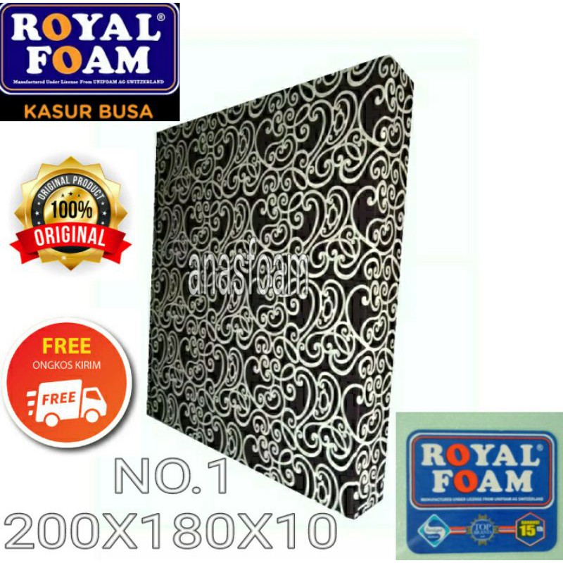 Kasur Busa Royal Foam Ukuran 200x180x10cm/Kasur Busa Royal Foam No.1/Kasur Busa No.1