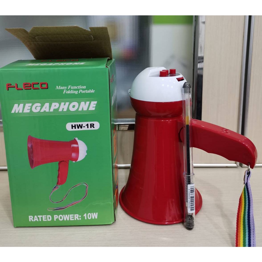 NEW PRODUCT!! Megaphone atau Toa kecil Fleco Multifungsi HW-1R