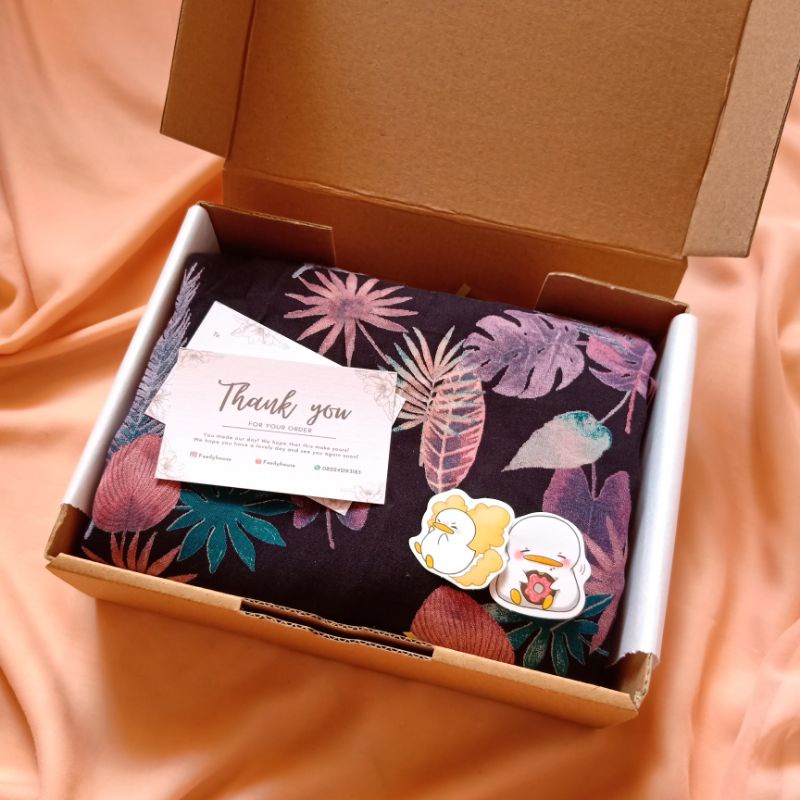 HAMPERS DASTER Wanita | Gift box Home Dress Jumbo Midi Busui Birthday Graduation Wedding | Kado ulan