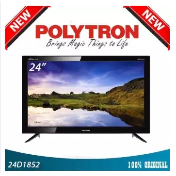 LED TV POLYTRON PLD 24D1852 / 24D 1852 HD TV [24 inch / HDMI] (GARANSI RESMI)
