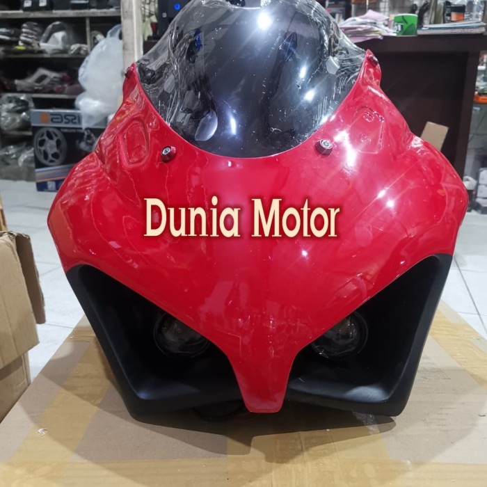 Puki / KEDOK TOPENG COVER LAMPU GSX 150 R MODEL DUCATI - CBR 250 Kekinian Terlaris