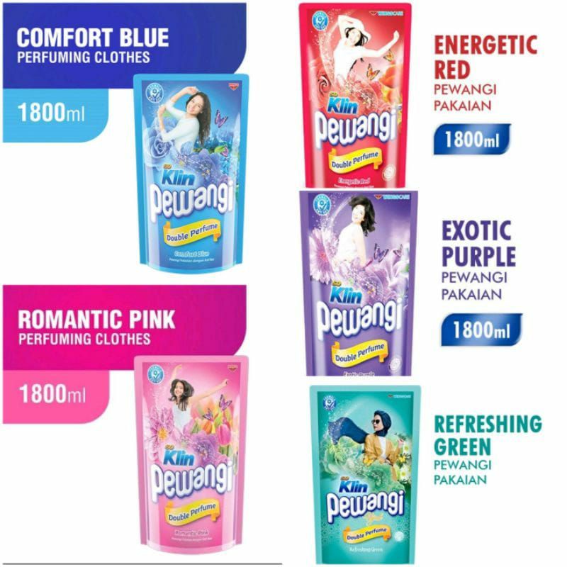 Soklin softener pewangi 1800ml/So Klin pewangi 1800 ml