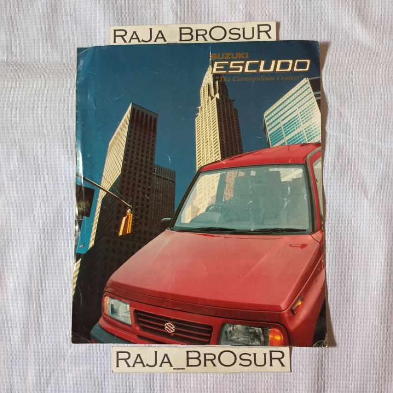 Poster brosur katalog leaflet jadul lawas Suzuki Escudo 1994