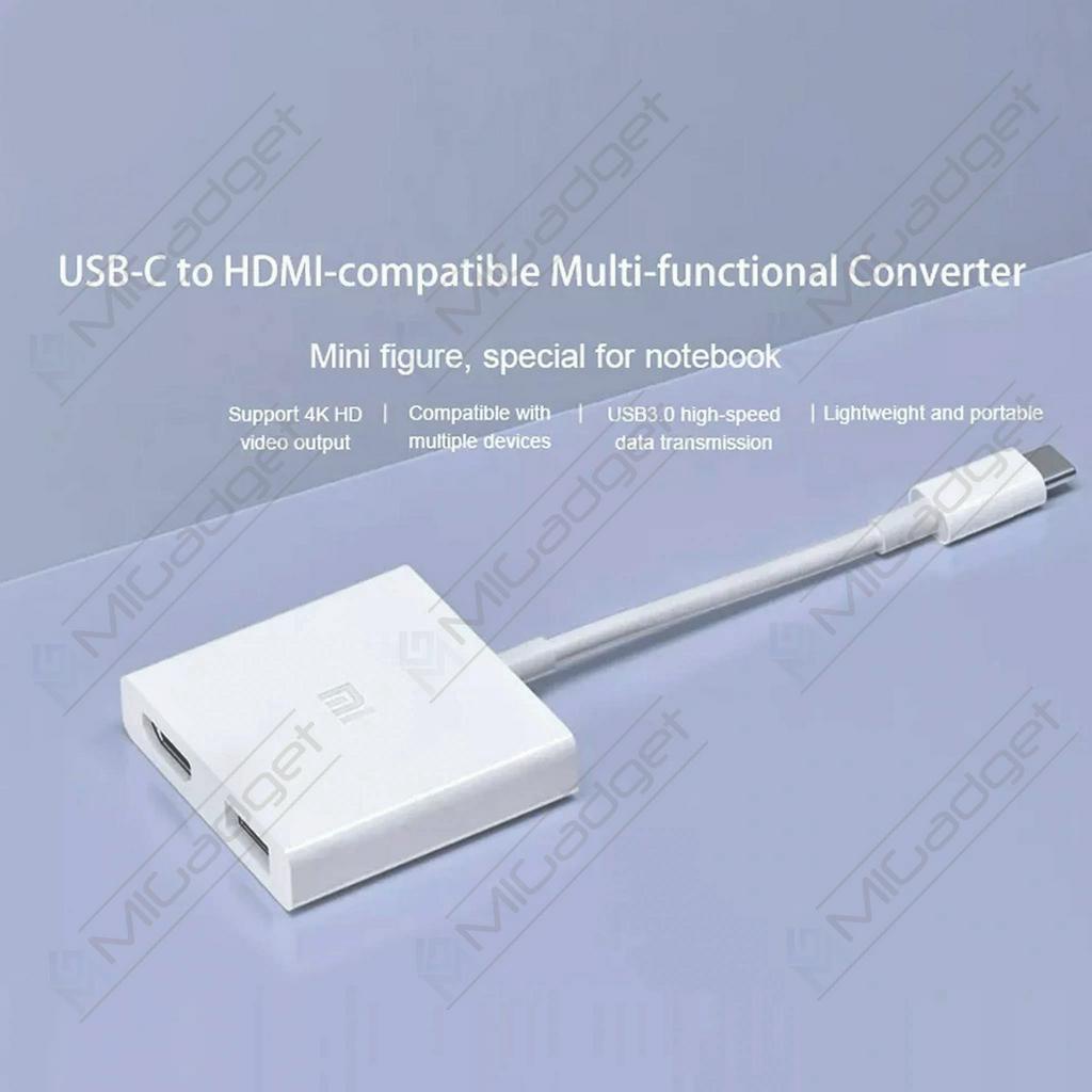 Xiaomi Adaptor USB-C ke HDMI Converter Multifungsi