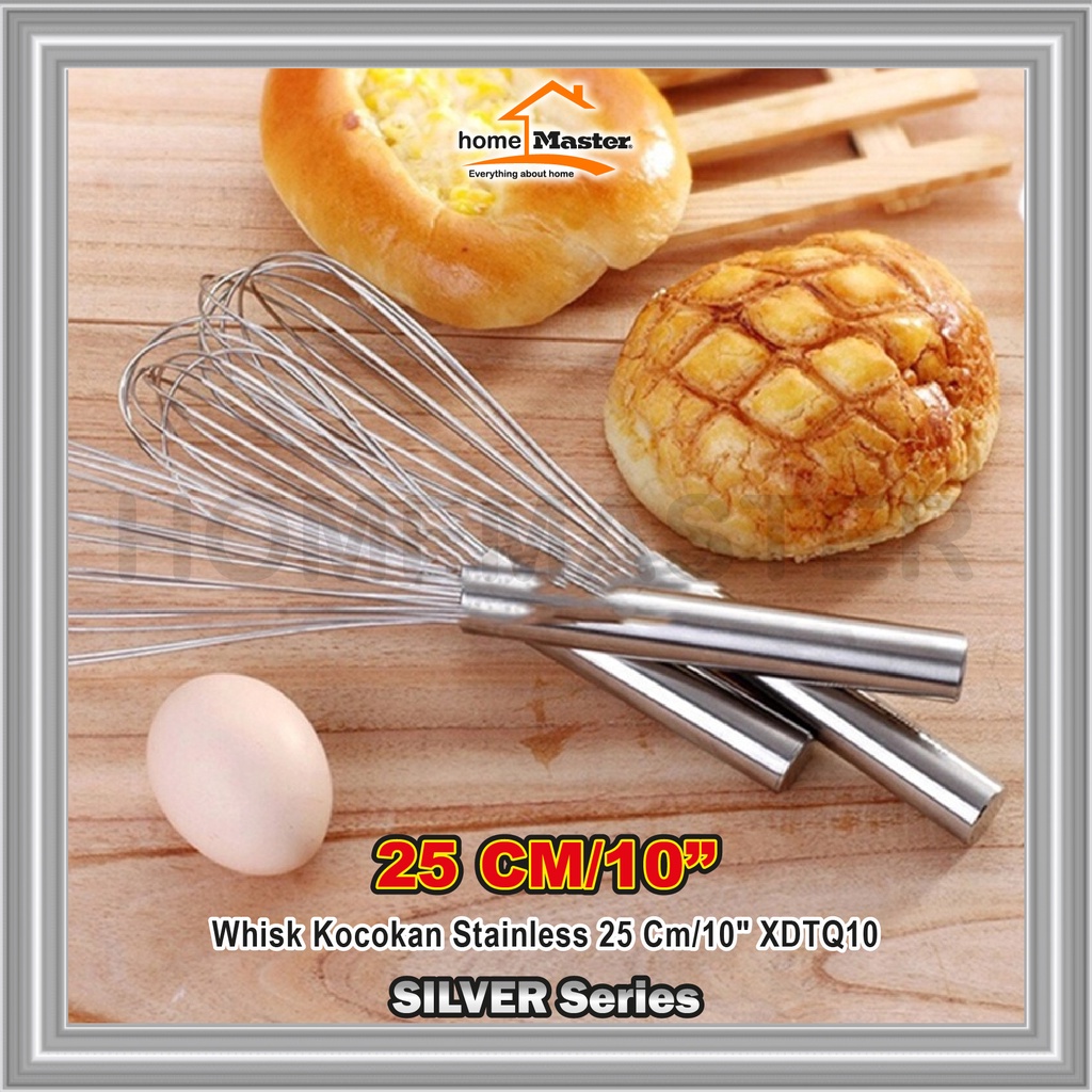 Jual Homemaster Balloon Whisk Kocokan Pengaduk Kue Cake Batter Adonan Baking Telur Egg Stainless