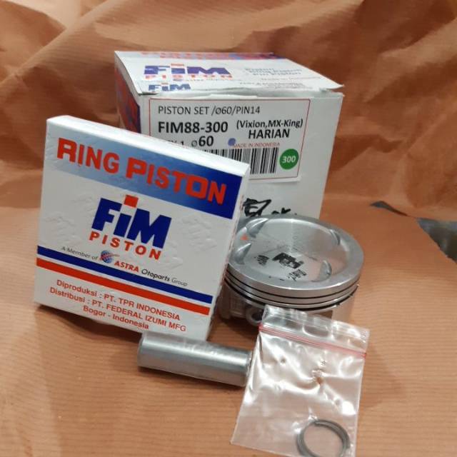 Fim 88 piston seher kit fim vixion jupiter mx king fim 88  os std 50 100 150 200 250 300-2
