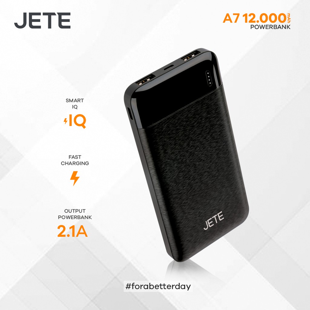 POWERBANK JETE A7 12000mAh