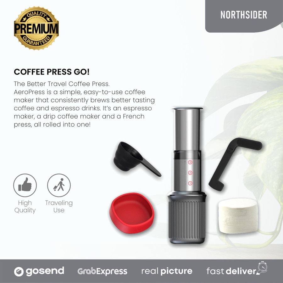 TRAVEL COFFEE PRESS GO | aeropress ALAT KOPI  | COFFEE MAKER