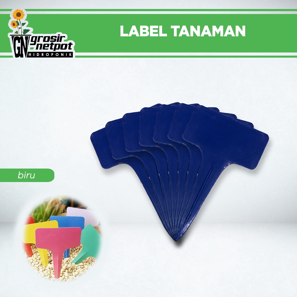 

Label Tanaman / Name Tag / Plant Labels / Tanaman Semai Benih Bibit - Biru