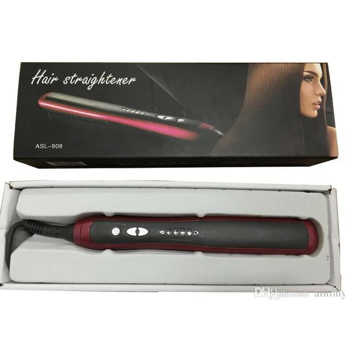 HOT PROMO Catok Sisir Pelurus Rambut NEW Fast Hair Straightener ASL-908 ORIGINAL TERMURAH