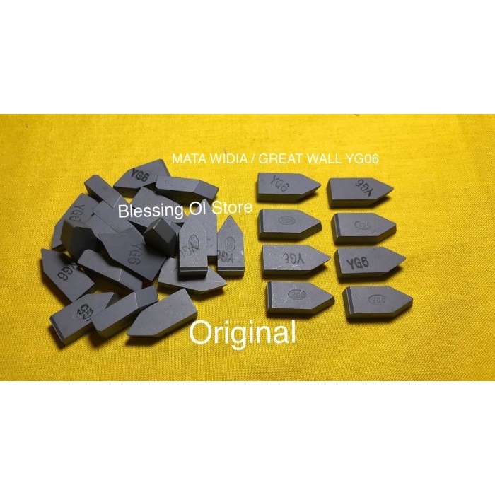 {elecstore} MATA WIDIA/MATA BUBUT WIDIA/BETEL WIDIA/PAHAT BUBUT / C109/C125 YG 06 Berkualitas