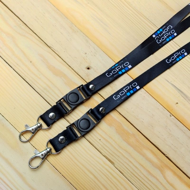 

Lanyard Id Card Tali Lanyard Pod Gantungan Motif GoPro bonus O RIng