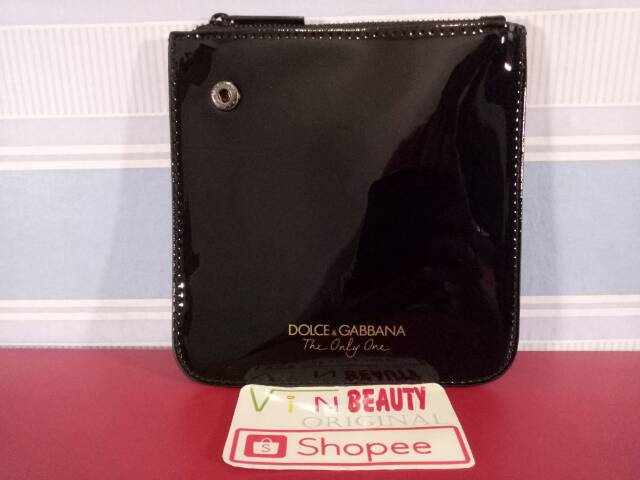 Pouch / Dompet Isi 3 Pc By Dolce &amp; Gabbana OriginaL Seri The Only One Hitam Murah