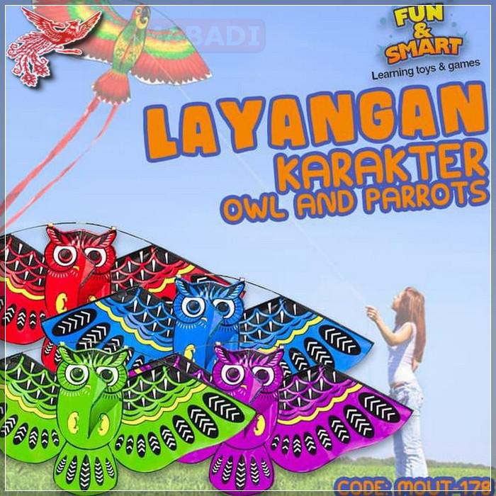 COD - MAINAN LAYANG KARAKTER BURUNG HANTU BESAR (MOUT-178) - FCO