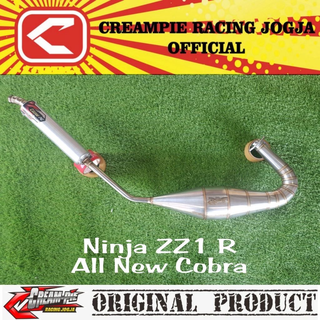 Knalpot Creampie Ninja ZZ1 R All New Cobra Stainless Original ASLI Jogja
