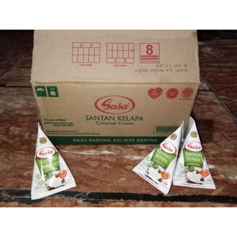 

Santan Sasa kelapa Coconut Cream 65ml Omega 3&6
