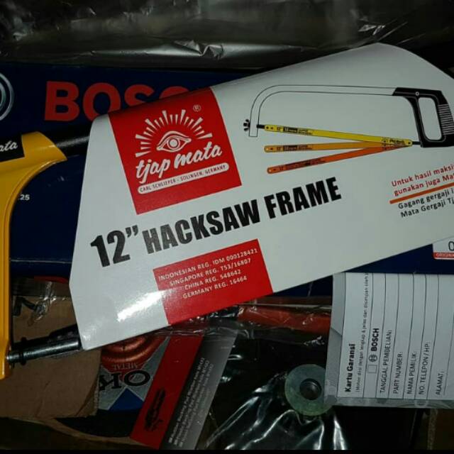 Gergaji Besi Tjapmata Schlieper Solingen Germany size 12"