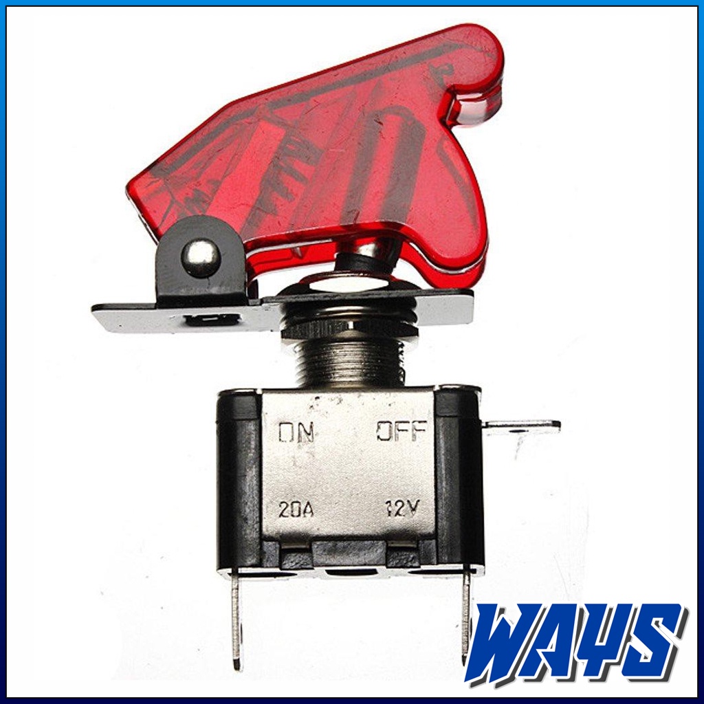 L253 | Saklar Siwtch Pilot On Off Lampu LED 12V Mobil Motor Universal / Switch Model Pesawat