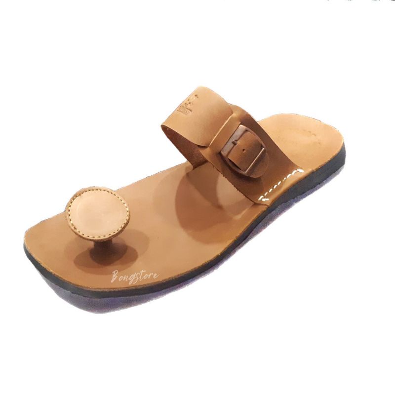 sandal pria casual jepit kulit asli berkualitas premium