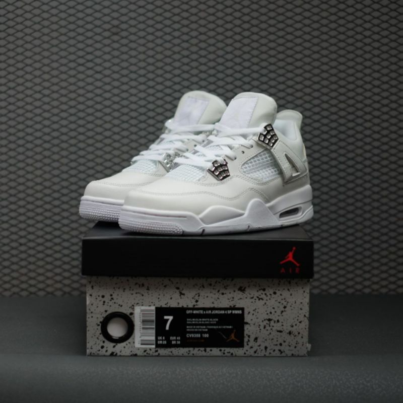 NIKE AIR JORDAN 4 RETRO PURE MONEY (2017) MADE IN VIETNAM