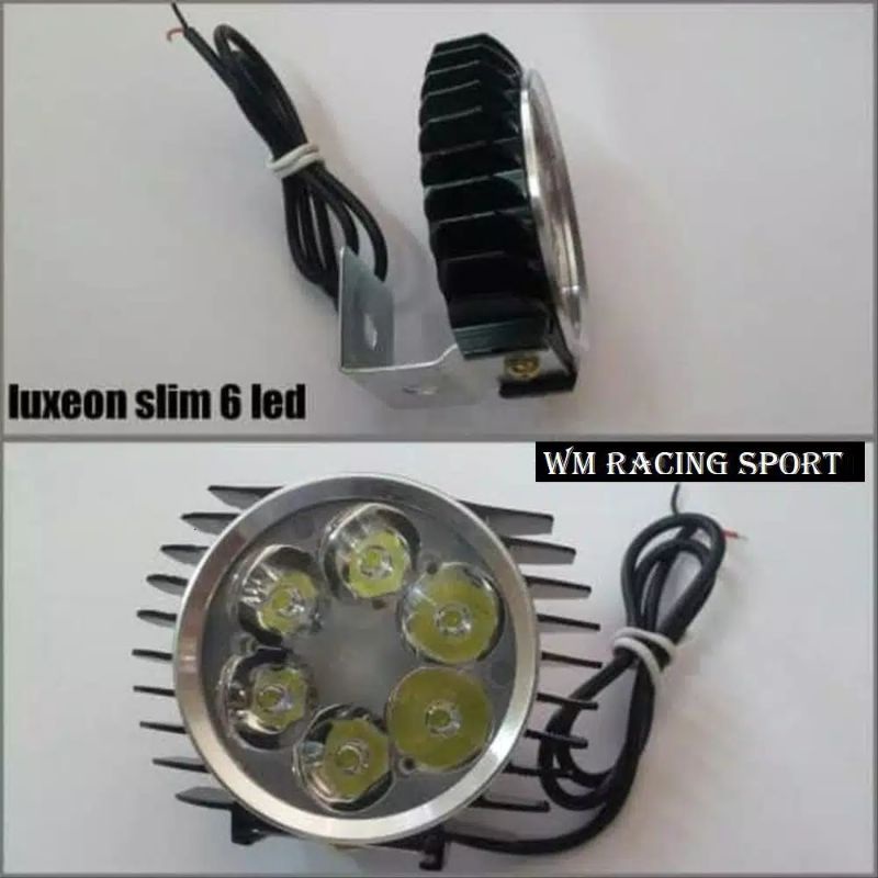 Lampu Tembak Led Slim 6led 6-9 watt DC