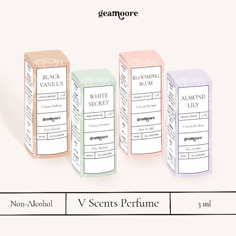 Geamoore Miss V Perfume / V Scent Perfume Parfum