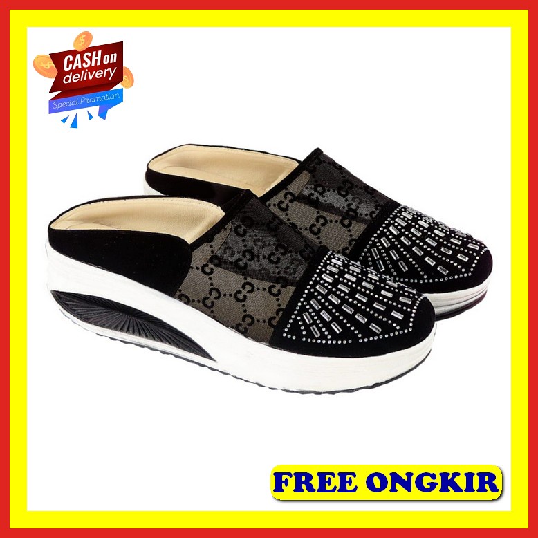 Sendal Sandal Wanita Dewasa Kekinian Casual Wedges Weges Hak Gy606 Mr115 Herdian Dr 62 Sandal Wedges